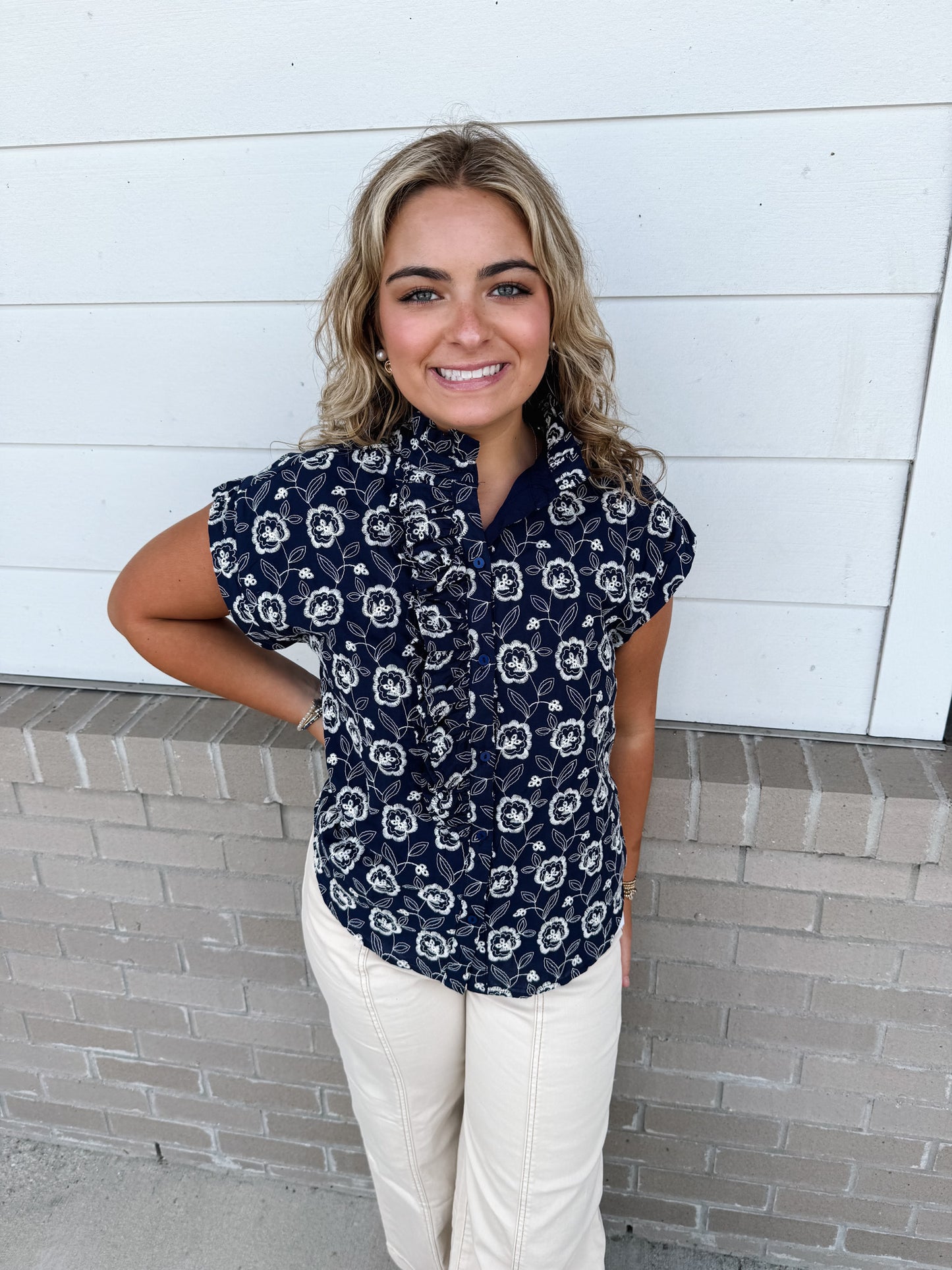 Flowers on My Mind top