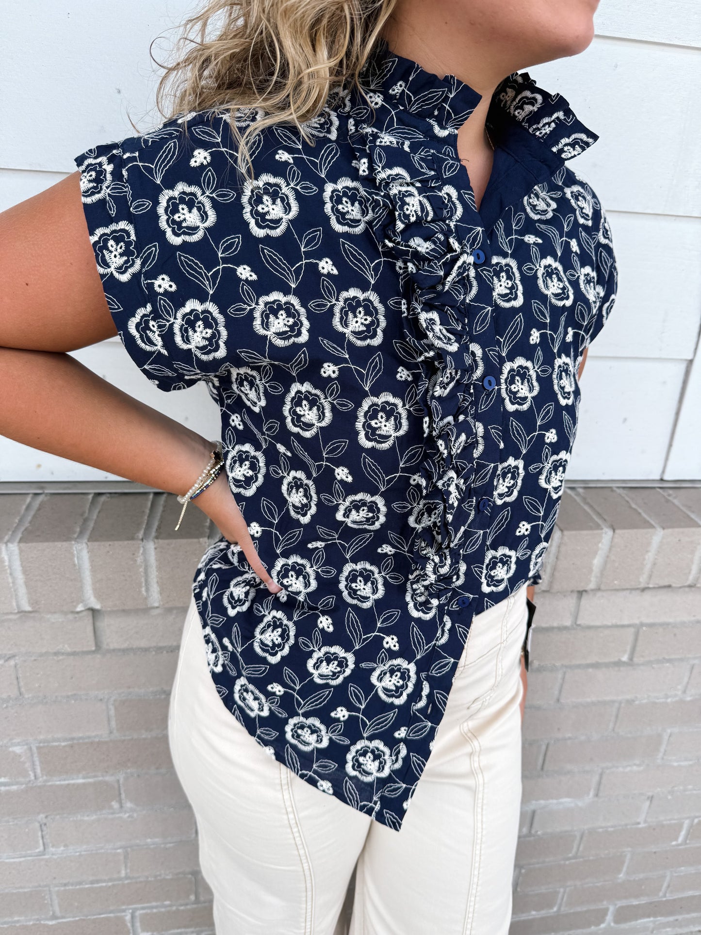 Flowers on My Mind top