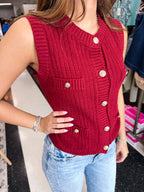 BP Natalie Sleeveless Cardigan