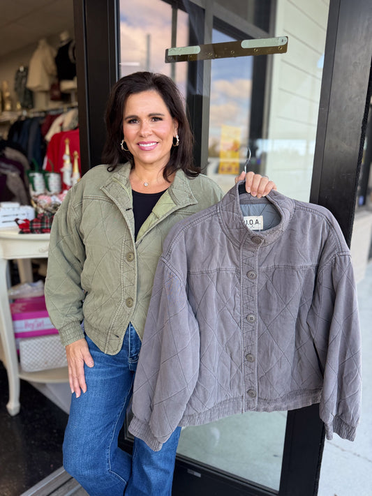 The Charcoal Haven Jacket