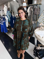 3/4 Sleeve After Dusk Dress