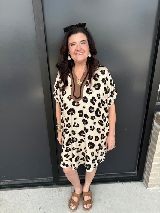 Leopard Its A Climb Dress