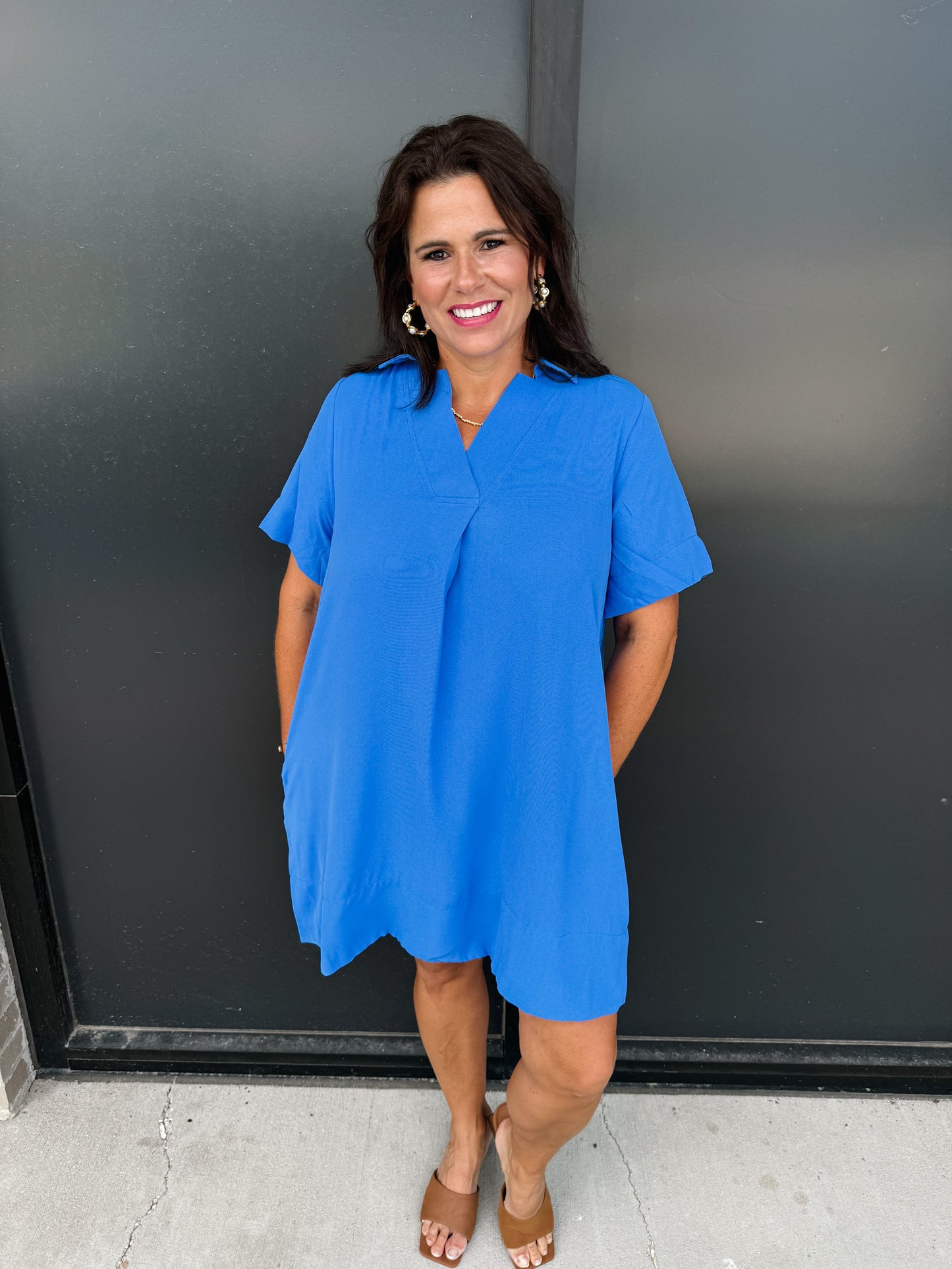 SS Collared Dress