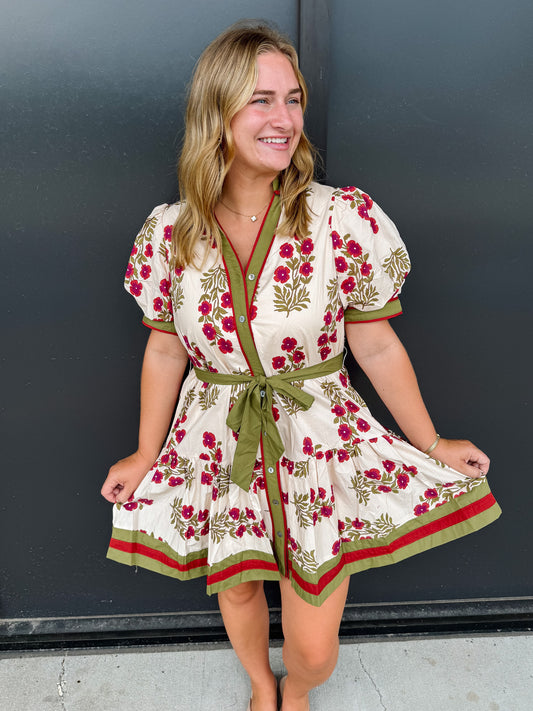 Floral Time To Shine Dress