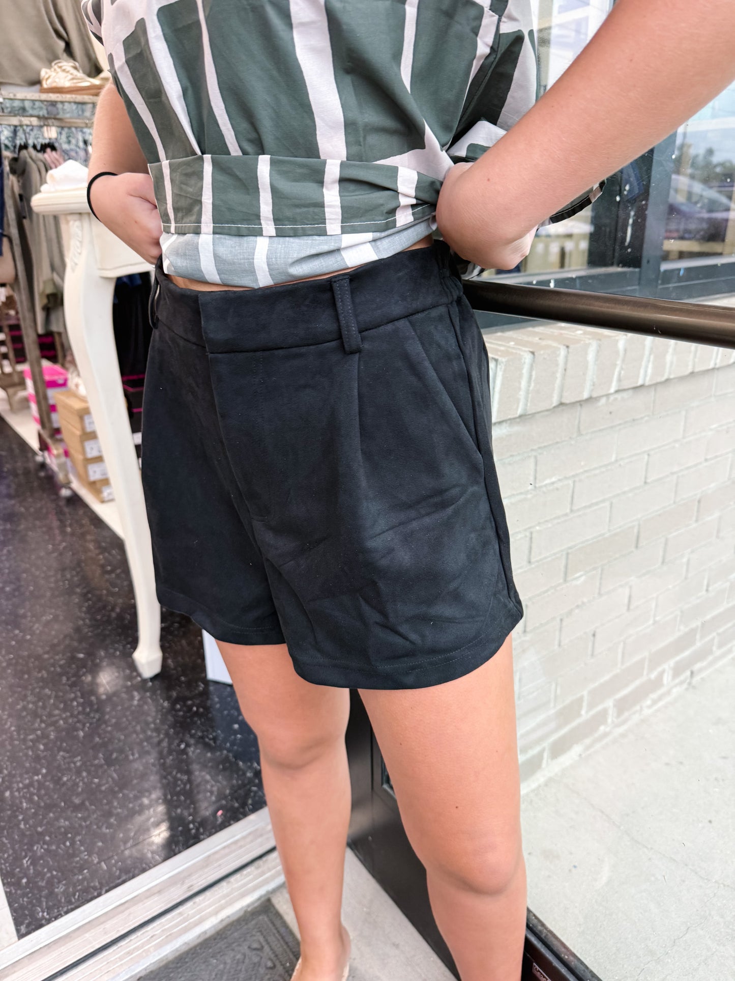 Suede Autumn Whisper Shorts