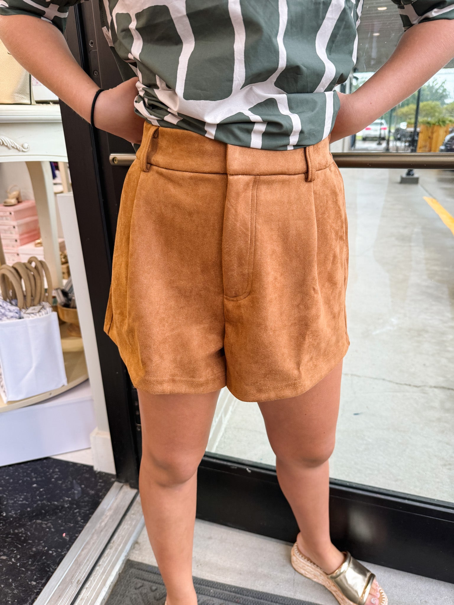 Suede Autumn Whisper Shorts