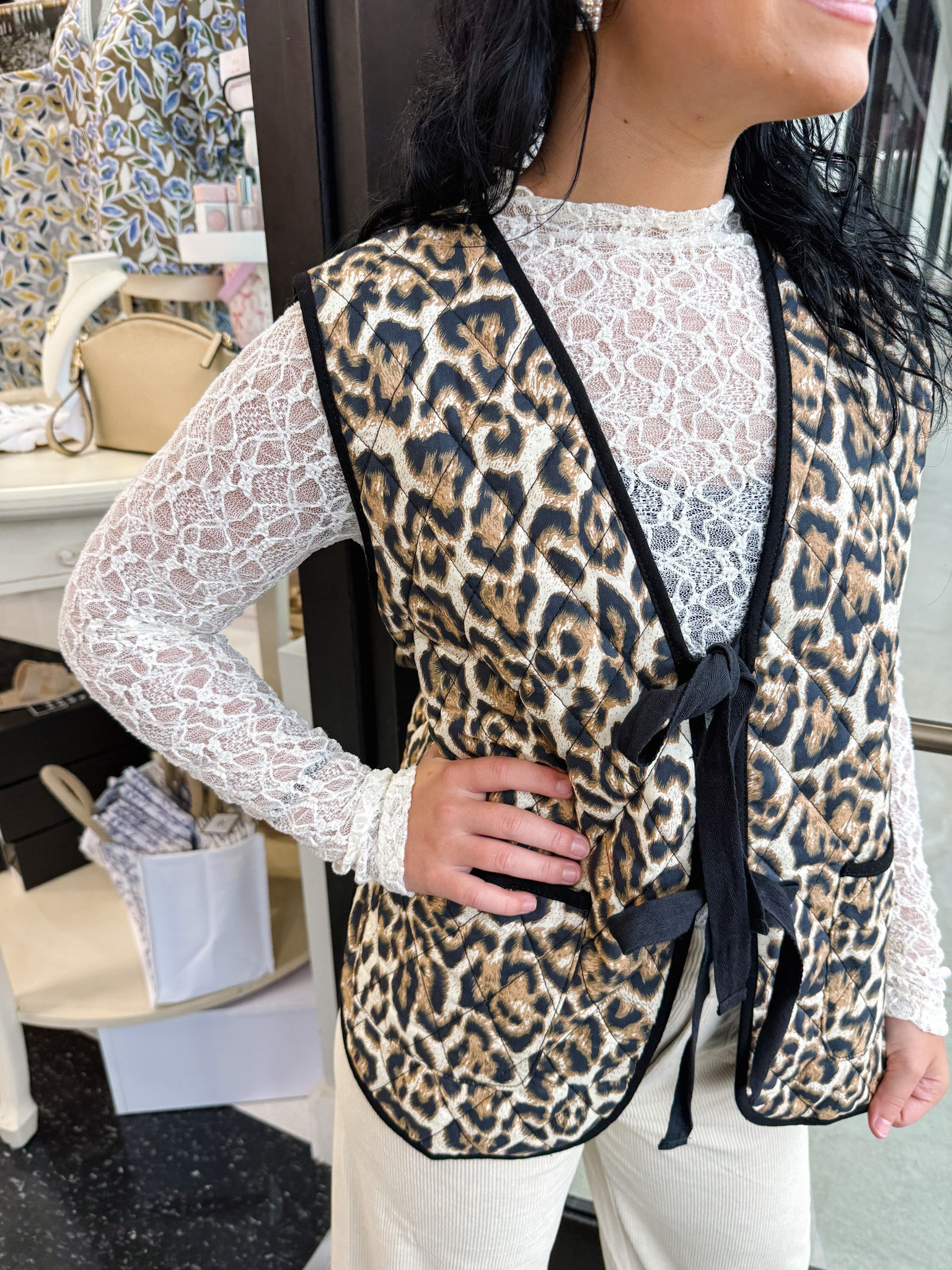 Leopard Falling Fast Vest