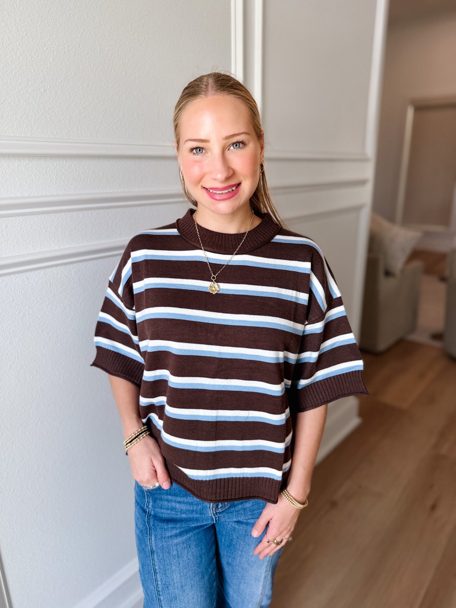 Stripe It Up Sweater