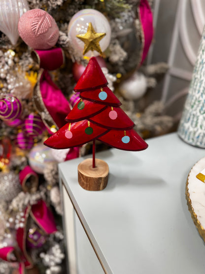 Metal X-mas Tree Sitter