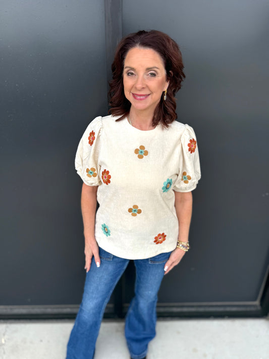 THML Autumn Flowers Top