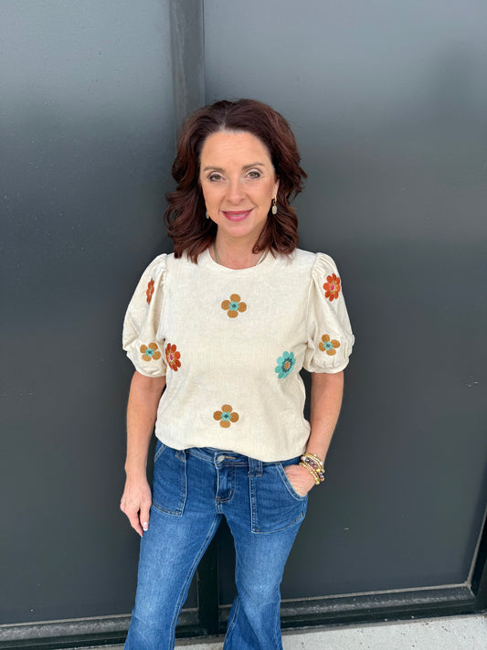 THML Autumn Flowers Top
