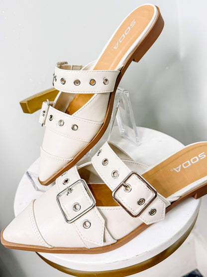 Buckle Usual Flat - White