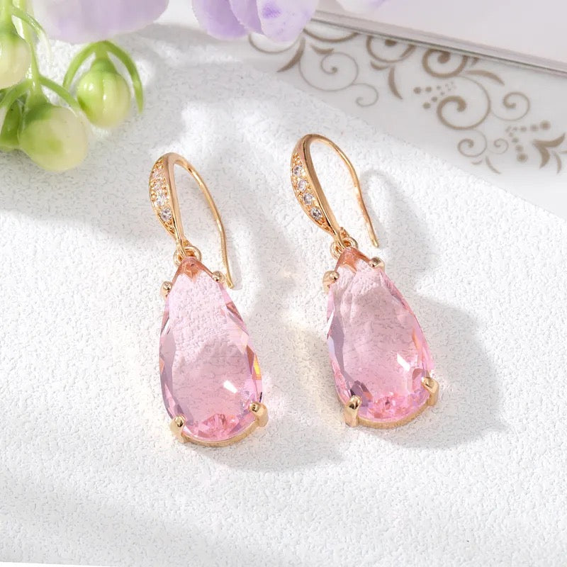 Women's Vintage Style Water Drop Alloy Earrings