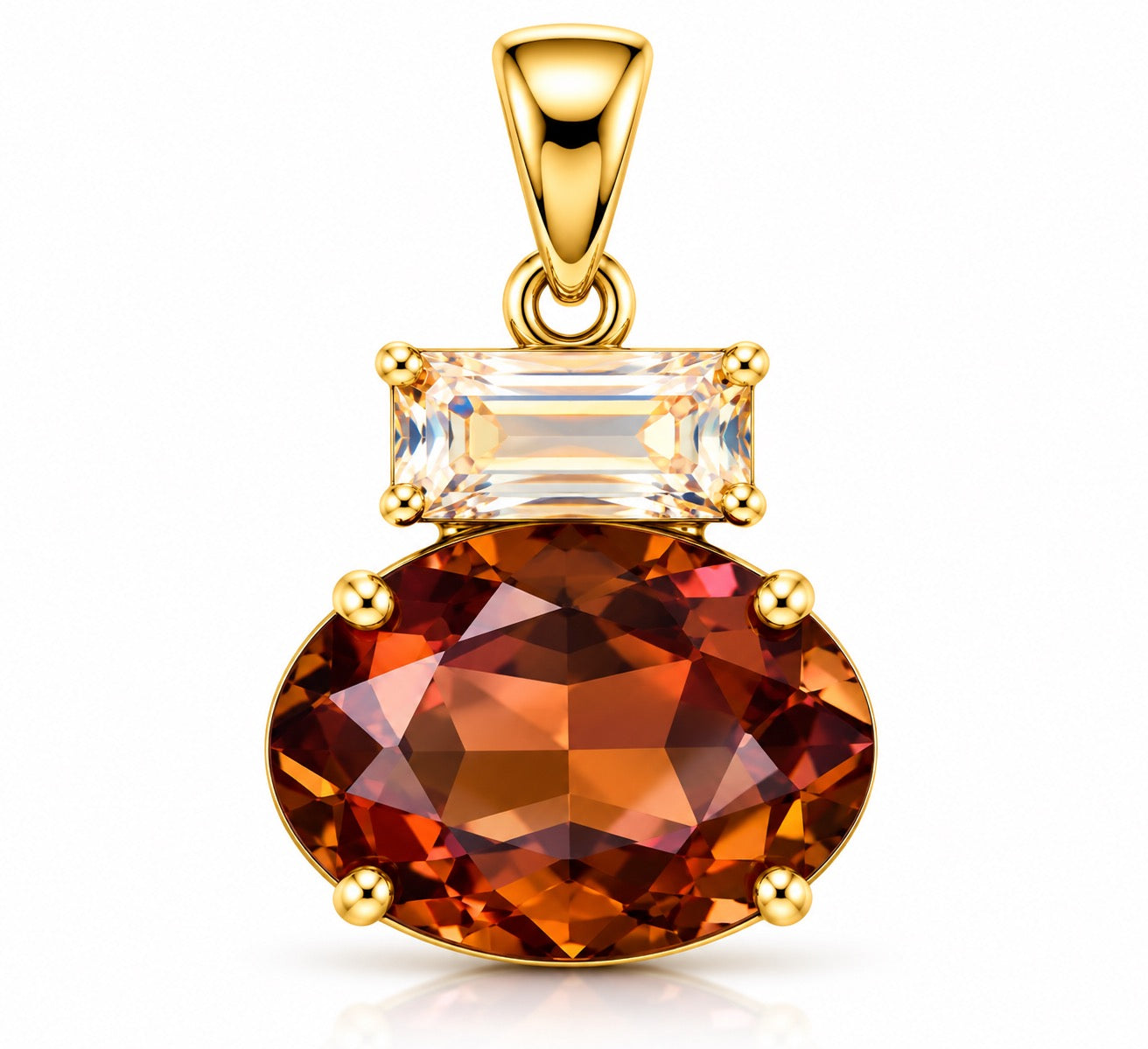 The Gilded Gem Charm