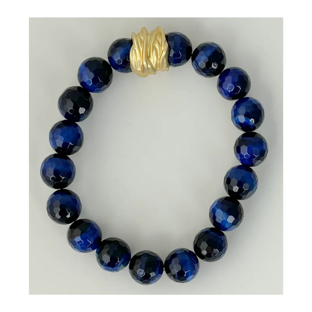 Blue Tiger Eye Bracelet!