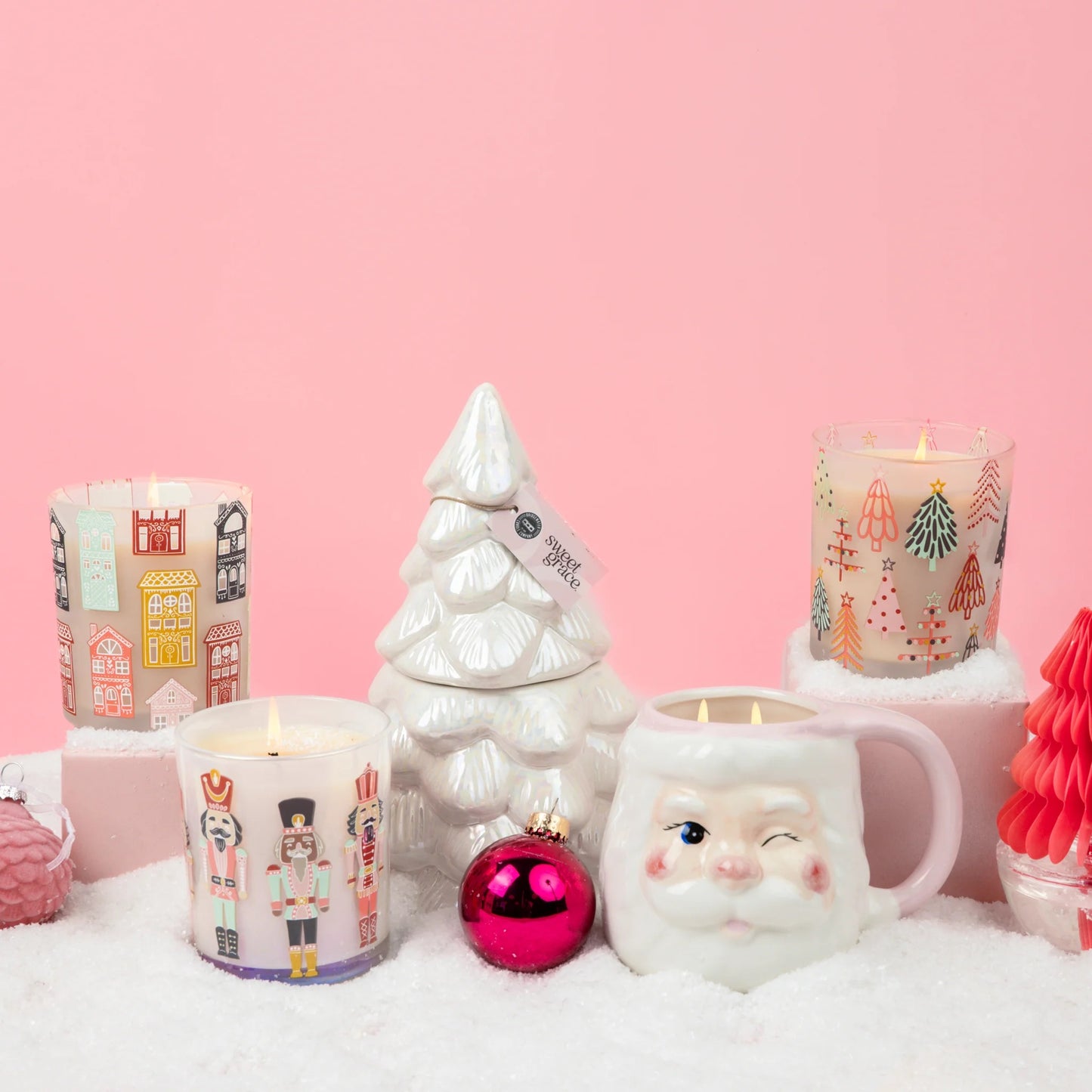 Sweet Grace Santa Candle