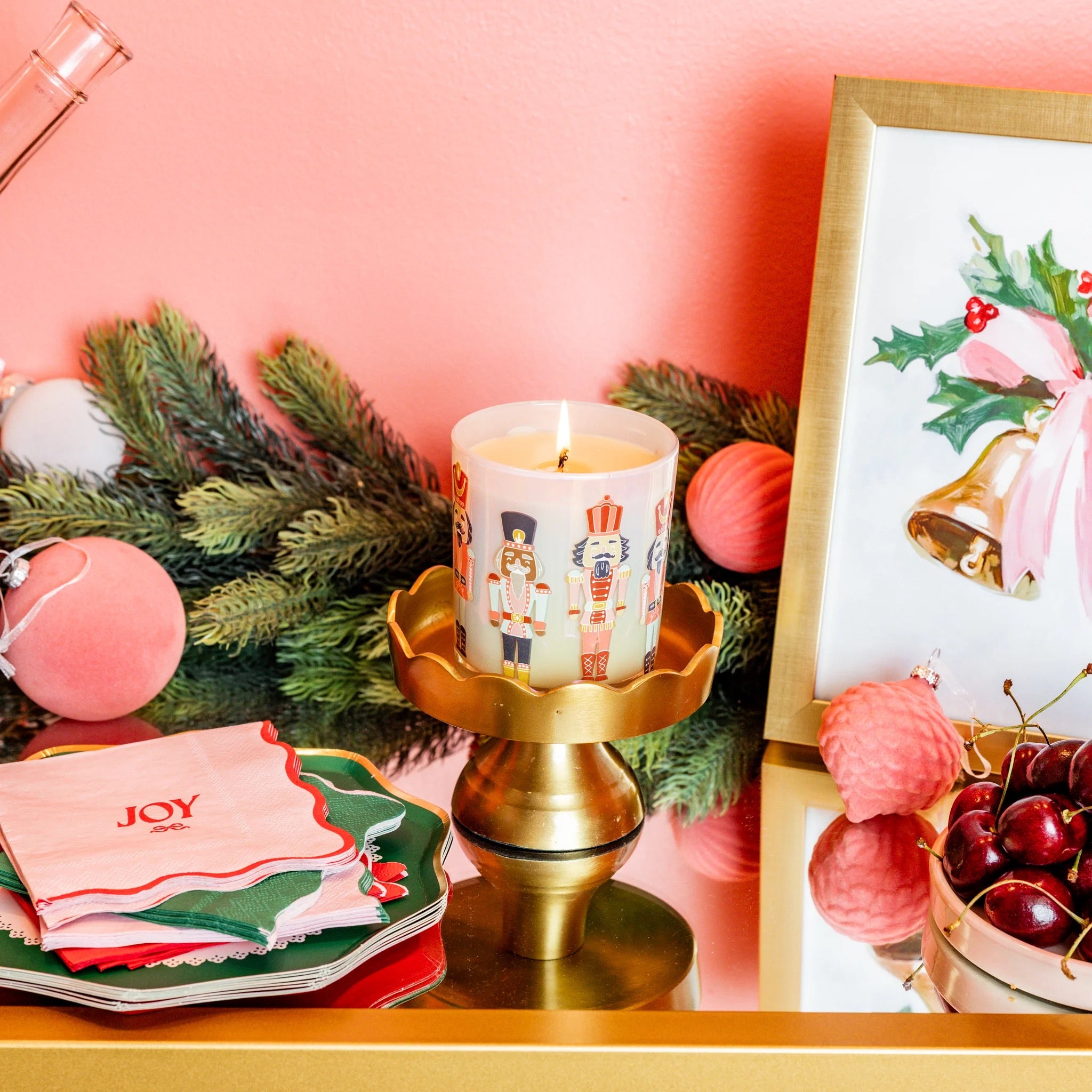 Sweet Grace Nutcracker Candle!
