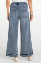 Liverpool Super Stride Wide-Leg Denim