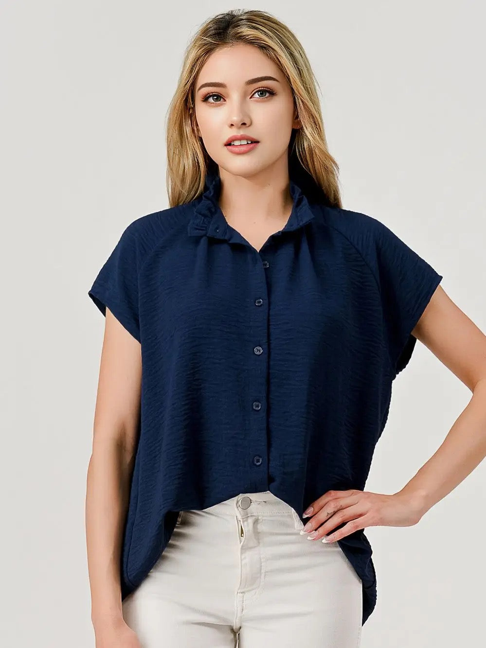 Lil Button Down Top