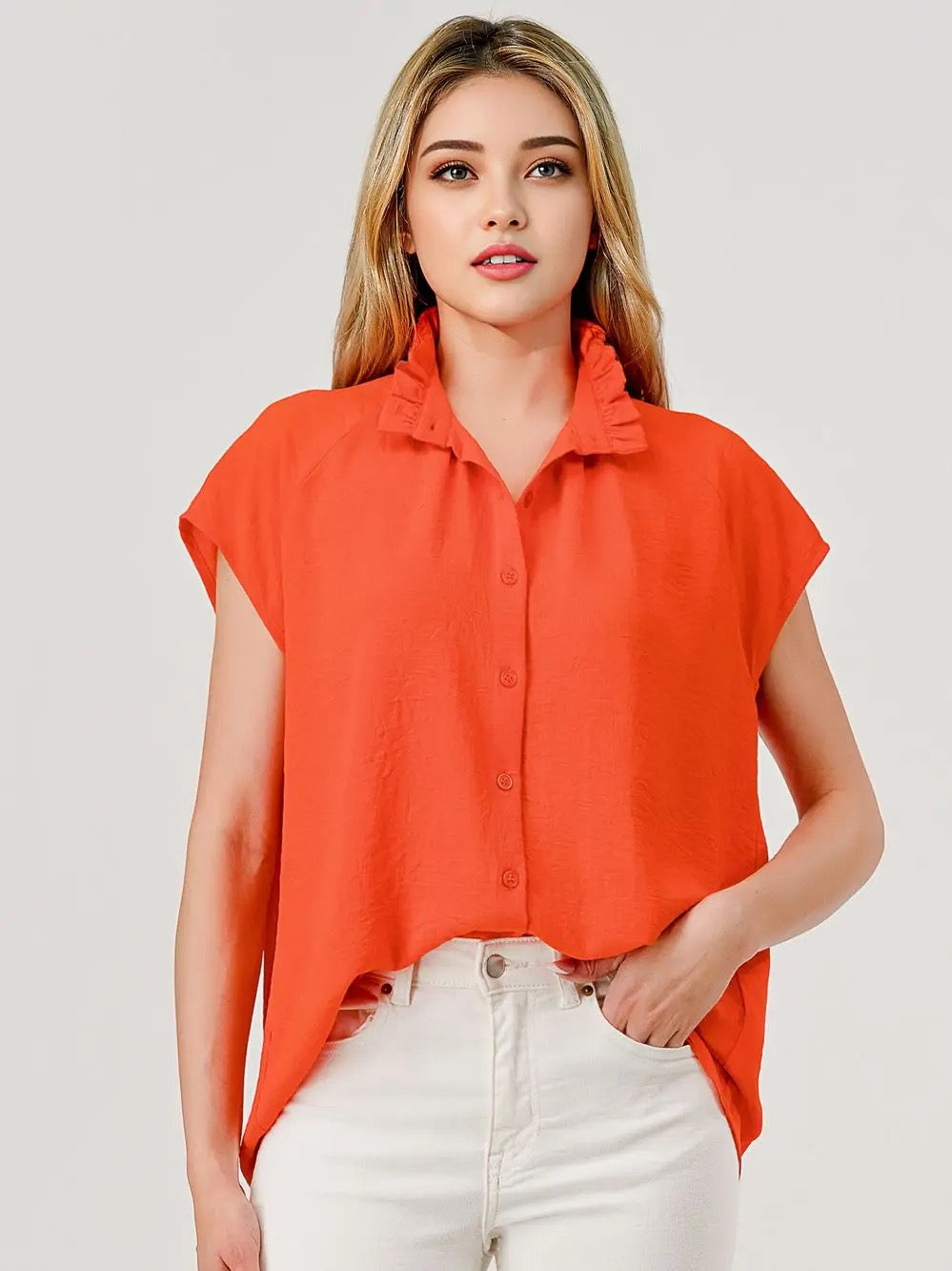 Lil Button Down Top