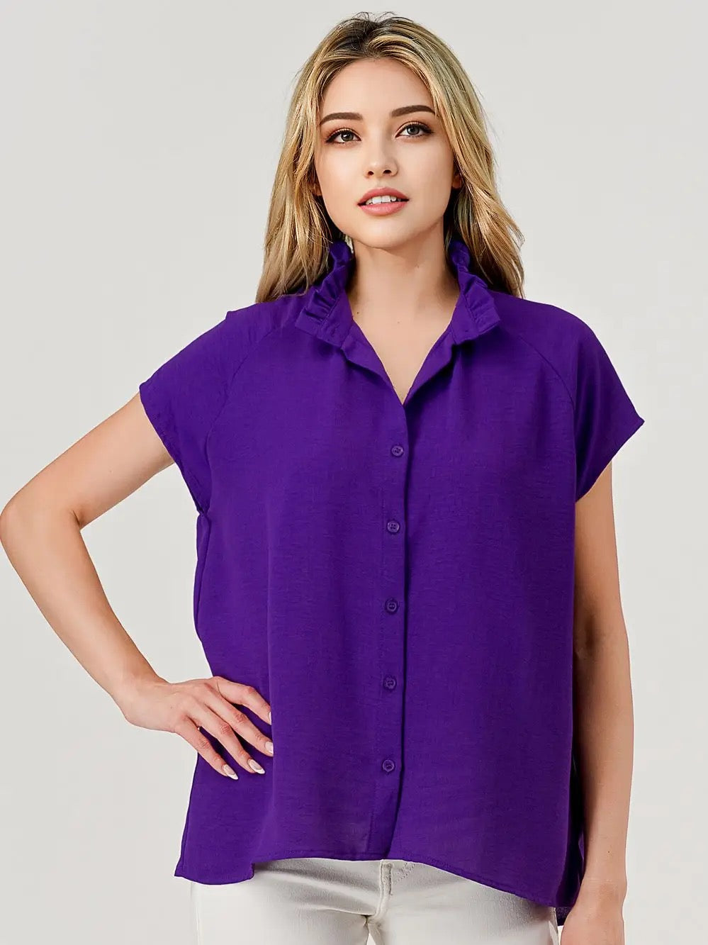 Lil Button Down Top
