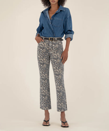 Kut Kelsey High Rise Ankle Flare