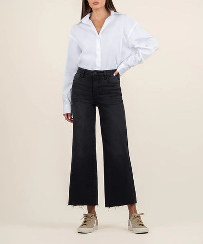 KUT Meg High Rise Wide Leg Denim