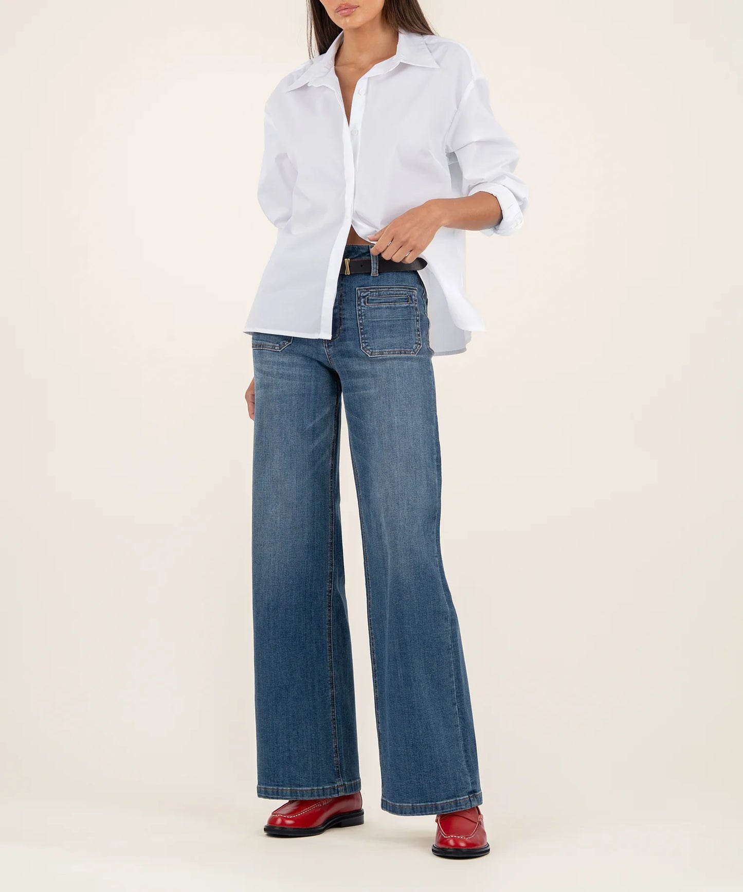 Kut Jean High Rise Wide Leg