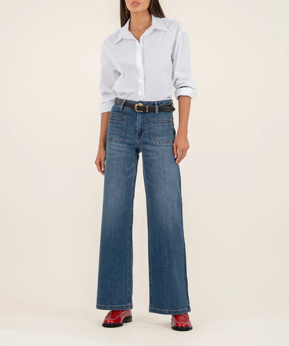 Kut Jean High Rise Wide Leg