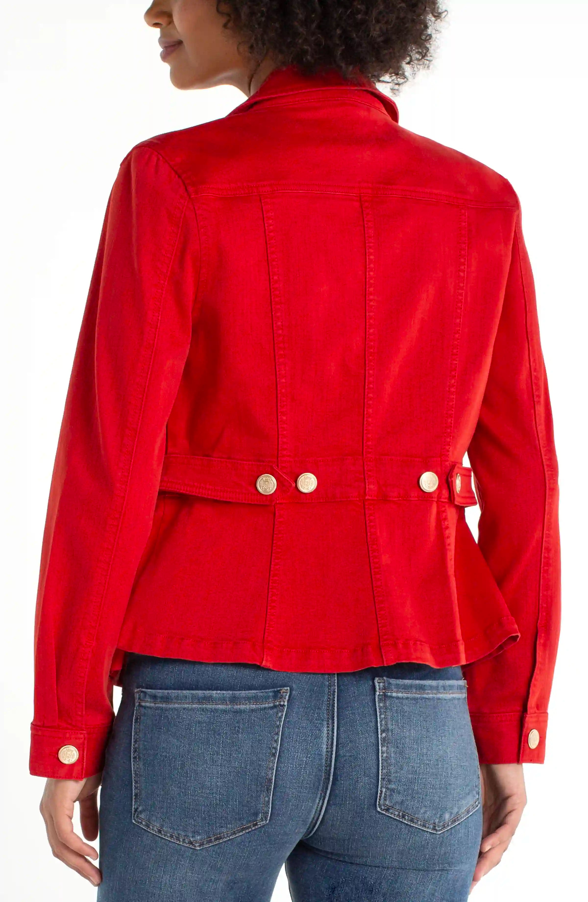 Liverpool Utility Peplum Jacket