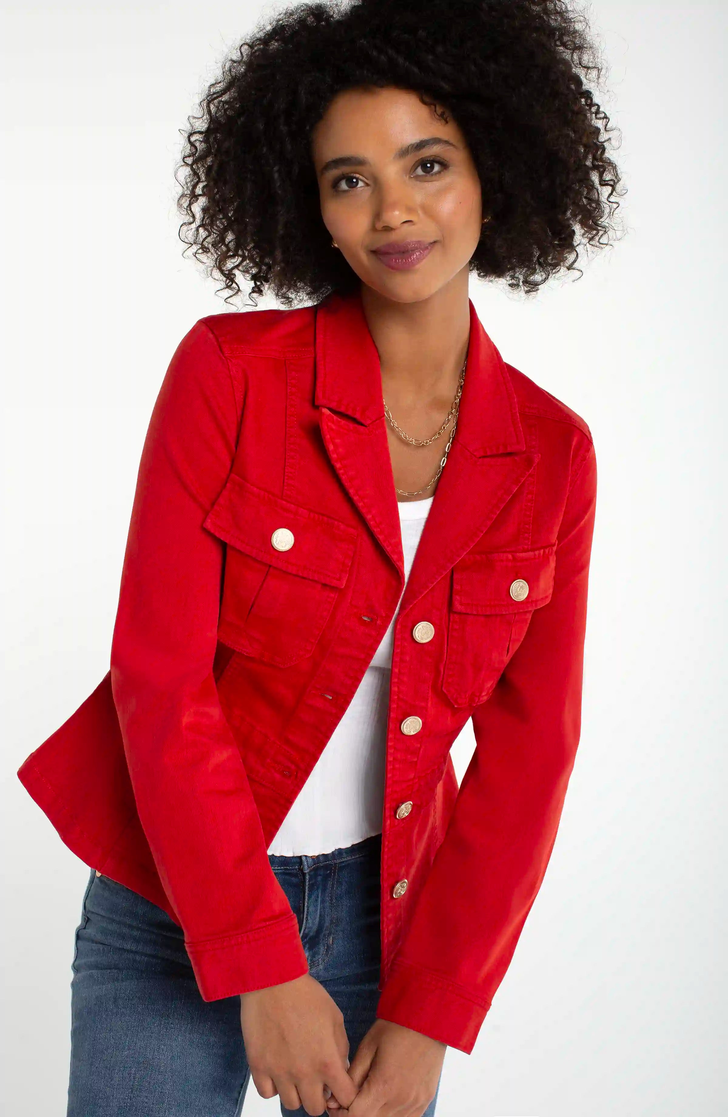 Liverpool Utility Peplum Jacket