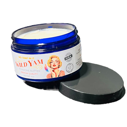 Wild Yam Butter - Hormone Balancing Relief - 4oz!