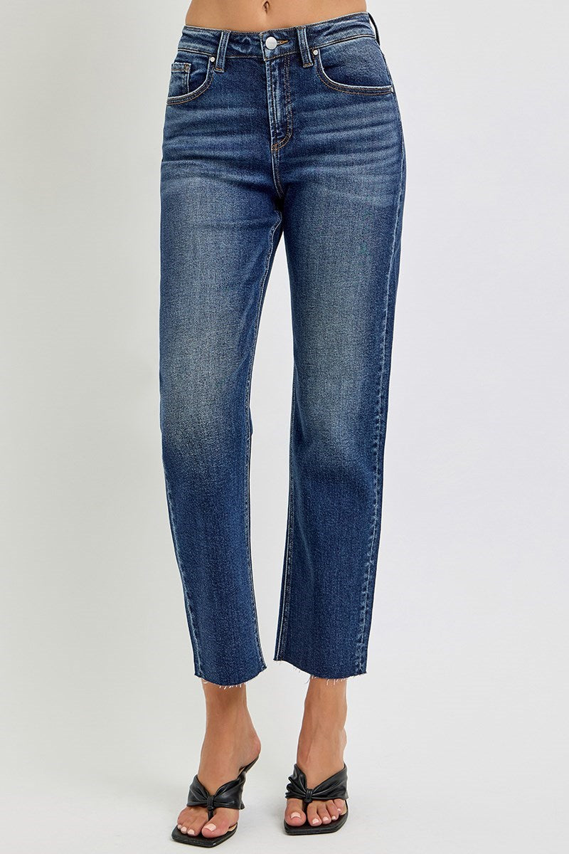 Risen High Rise Barrel Jeans
