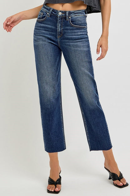 Risen High Rise Barrel Jeans