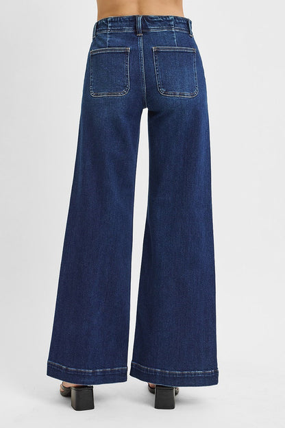 Risen Middle Seem Jeans