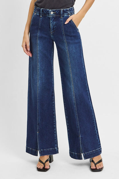 Risen Middle Seem Jeans