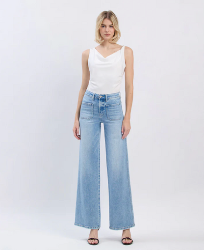 FM Wide Patch Pocket Jeans