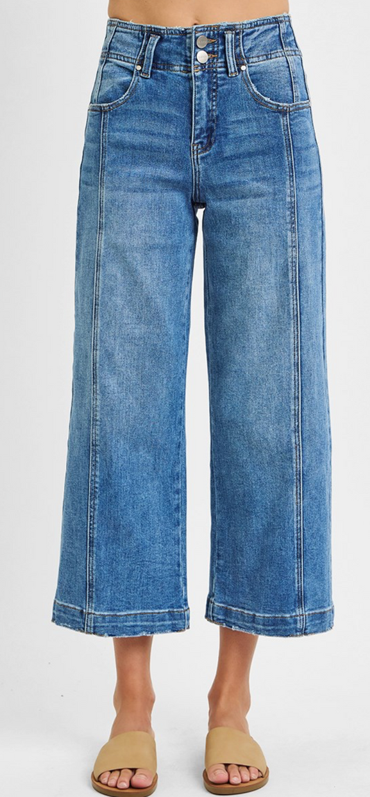Risen Front Seam Detail Jeansn