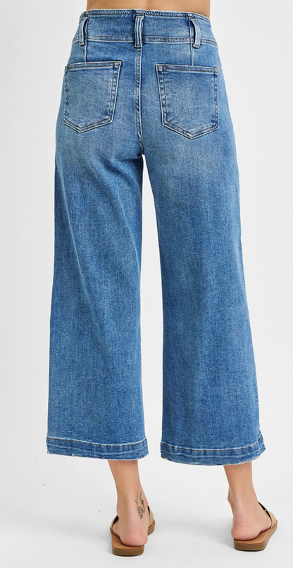 Risen Front Seam Detail Jeansn
