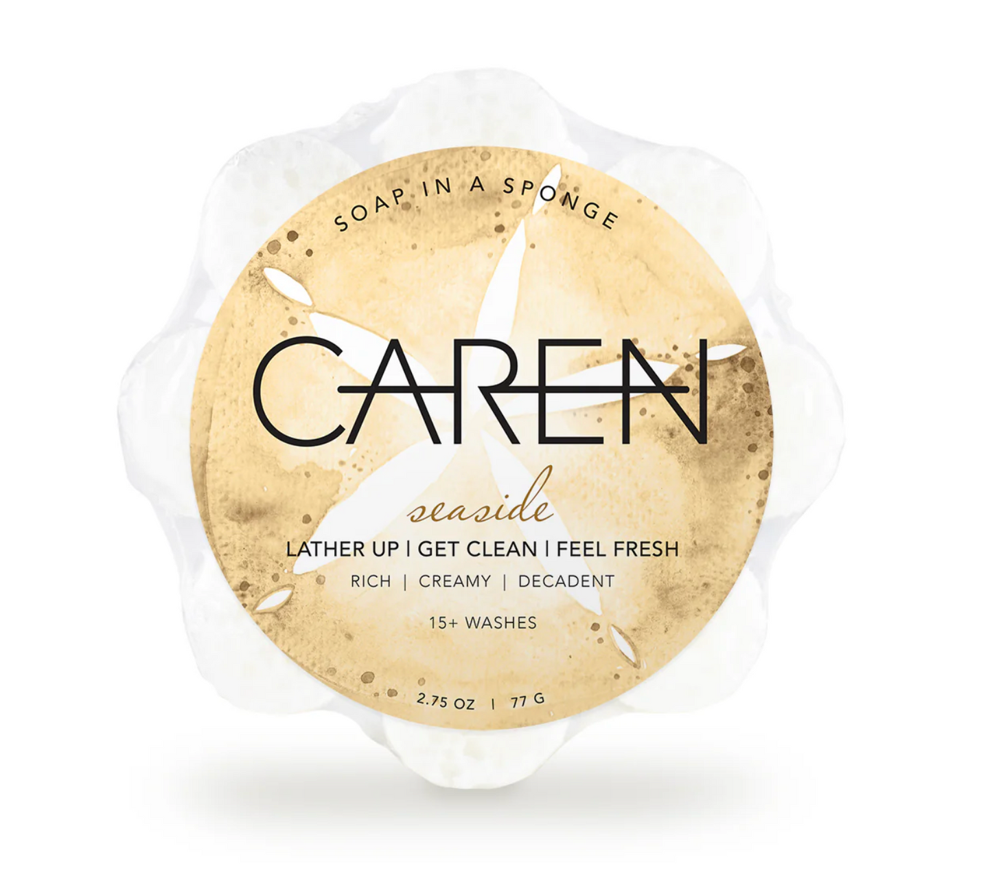 Caren Soap Sponge | Seaside | White Daisy