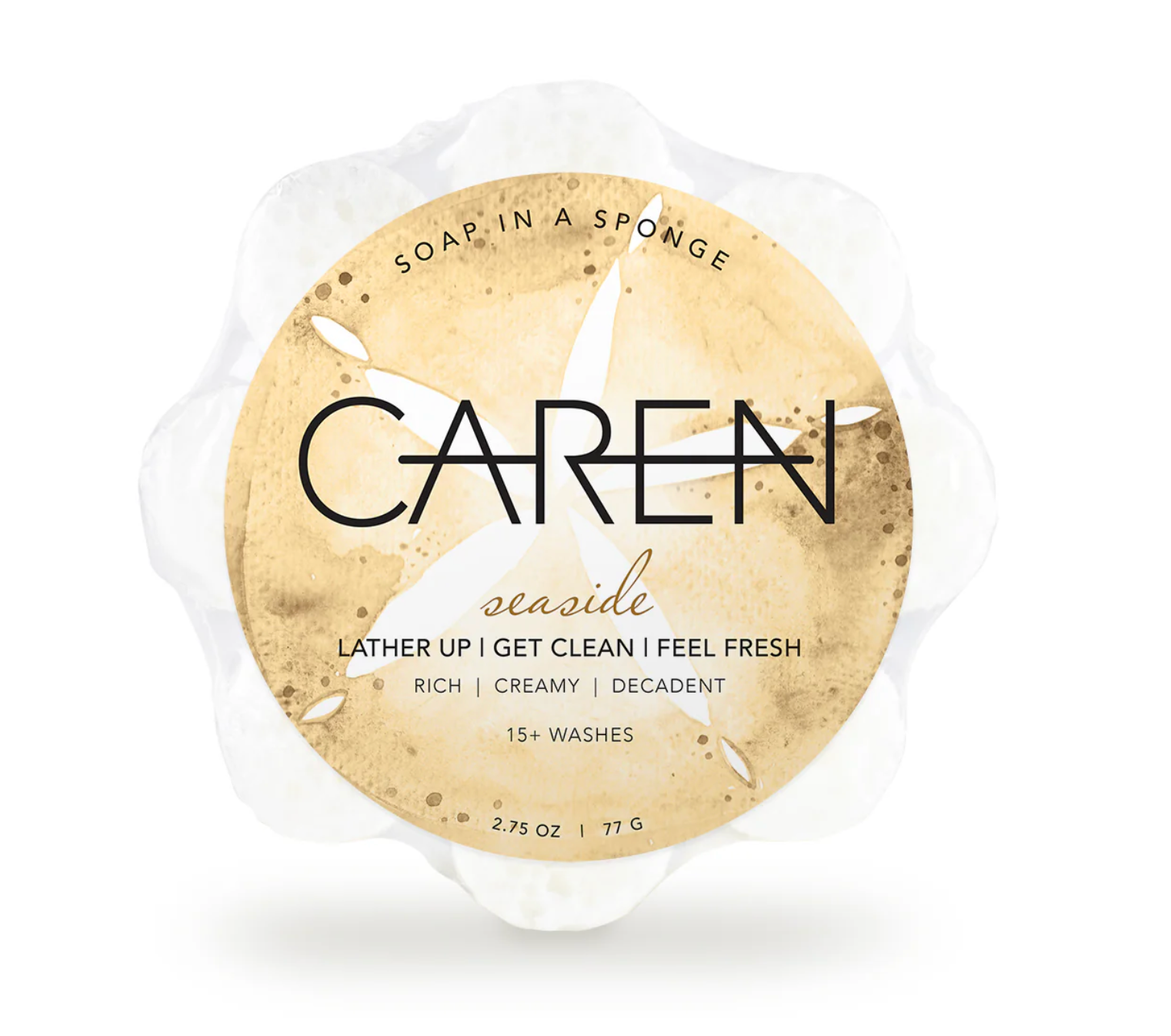 Caren Soap Sponge | Seaside | White Daisy!