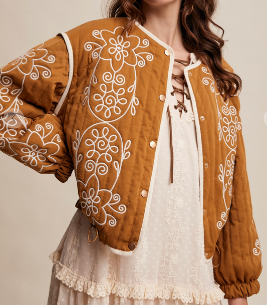 Embroidered Get Ready Jacket