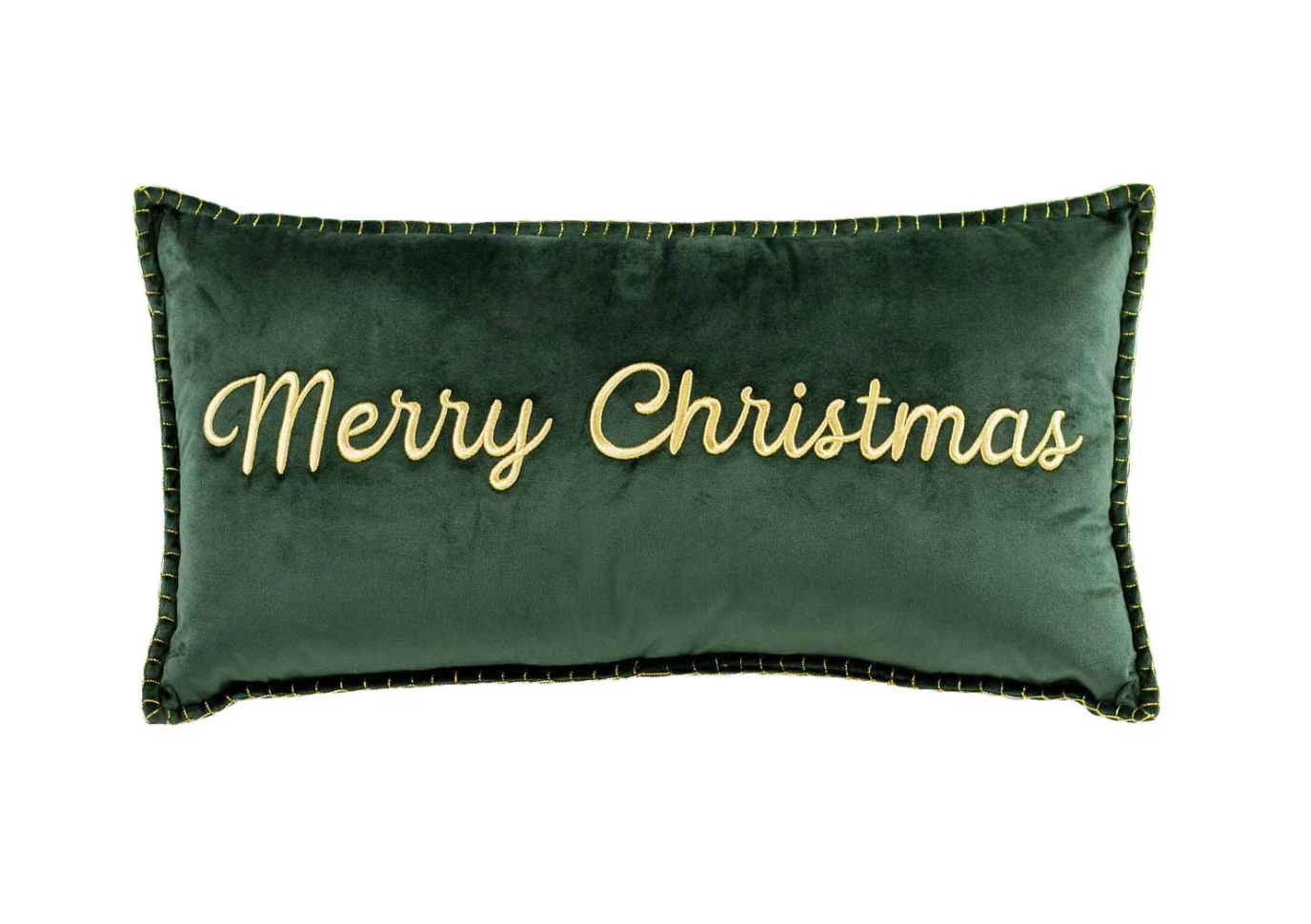 RS Merry Christmas Embroidered Pillow