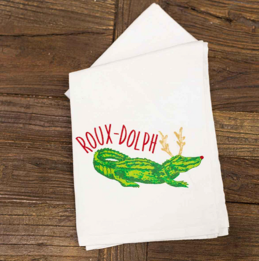 Rouxdolph Gator Hand Towel