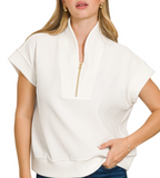 Zen Ribbed Quarter Zip