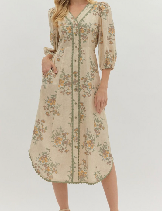 Floral Doris Dress