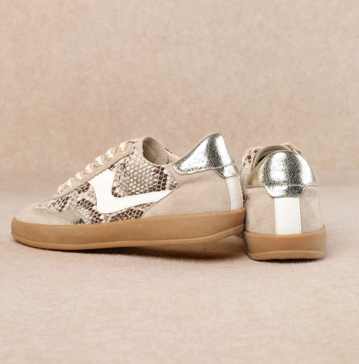 Destiny Snake Skin Sneakers