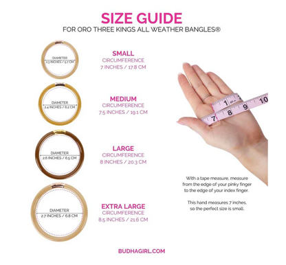 ORO THREE KINGS ALL WEATHER BANGLES - ORO