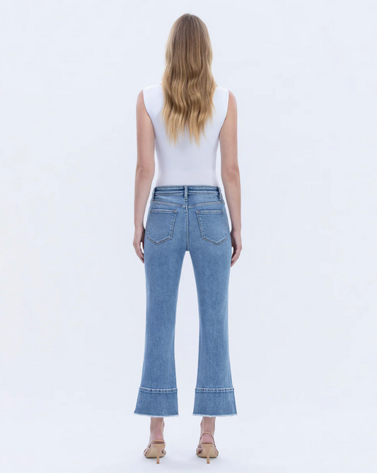 Urbane - High Rise Trouser Slit Jeans