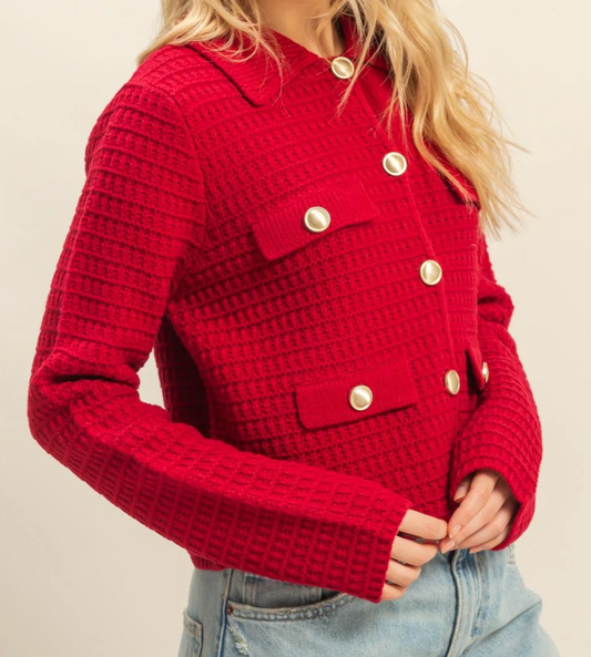 Julie Knit Accent Jacket